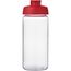 H2O Active® Octave Tritan 600-ml-Sportflasche mit Klappdeckel (transparent klar, rot) (Art.-Nr. CA460699)