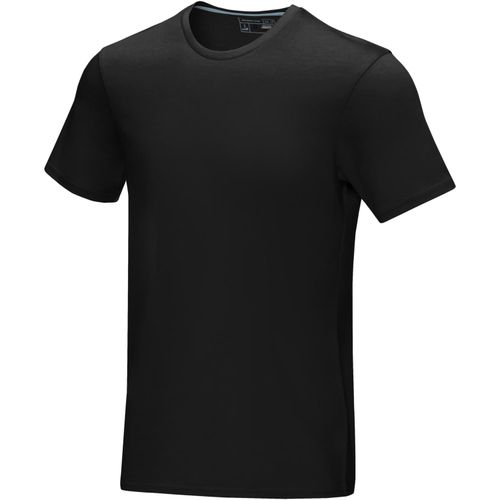 Azurite T-Shirt aus GOTS-zertifizierter Bio-Baumwolle für Herren (Art.-Nr. CA463700) - Das kurzärmelige GOTS-Bio-T-Shirt f...