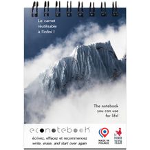EcoNotebook NA6 wiederverwendbares Notizbuch mit Premiumcover (Weiss) (Art.-Nr. CA464928)