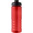 H2O Active® Eco Treble 750 ml Sportflasche mit Stülpdeckel (rot, schwarz) (Art.-Nr. CA467379)