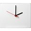 Brite-Clock® rechteckige Wanduhr (Schwarz) (Art.-Nr. CA468942)