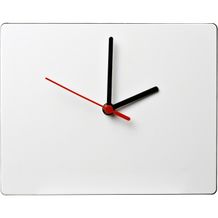 Brite-Clock® rechteckige Wanduhr (Schwarz) (Art.-Nr. CA468942)