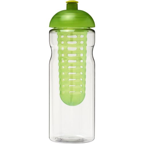 H2O Active® Base 650 ml Sportflasche mit Stülpdeckel und Infusor (Art.-Nr. CA469838) - Einwandige Sportflasche mit ergonomische...