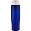 H2O Active® Eco Tempo 700 ml Sportflasche mit Ausgussdeckel (weiss, blau) (Art.-Nr. CA471137)