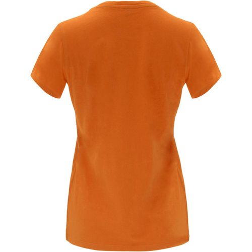 Capri T-Shirt für Damen (Art.-Nr. CA474147) - Tailliertes kurzärmeliges T-Shirt f...
