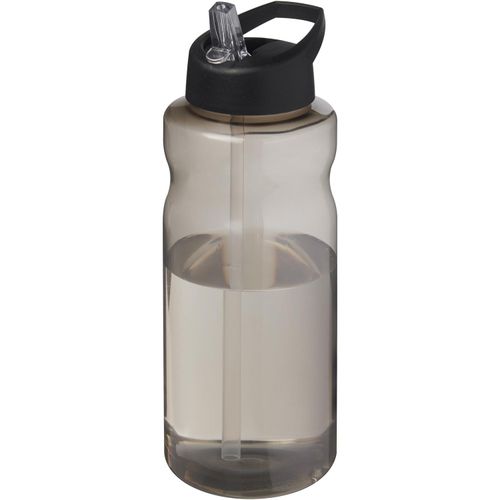 H2O Active® Eco Big Base 1L Sportflasche mit Ausgussdeckel (Art.-Nr. CA480639) - Einwandige Sportflasche hergestellt aus...