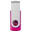 Rotate Transculent USB-Stick (rosa) (Art.-Nr. CA481758)