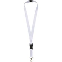 lanyard, lanyards, recycled, sustainable (Weiss) (Art.-Nr. CA482466)
