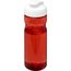 H2O Active® Eco Base 650 ml Sportflasche mit Klappdeckel (rot, weiss) (Art.-Nr. CA486543)