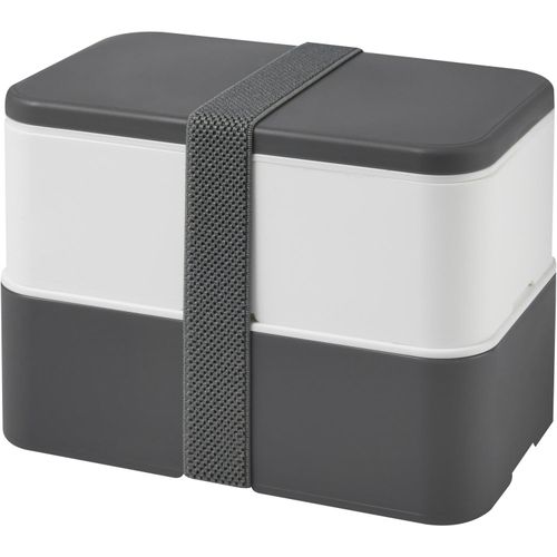 MIYO Doppel-Lunchbox (Art.-Nr. CA487918) - Diese MIYO Doppel-Lunchbox mit zwei 700...