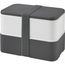MIYO Doppel-Lunchbox (grau, weiss) (Art.-Nr. CA487918)