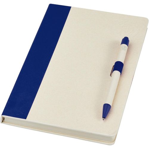 Dairy Dream A5 Notizbuch und Kugelschreiber-Set aus recyceltem Milchkarton (Art.-Nr. CA488202) - A5 Notizbuch und Kugelschreiber-Set....
