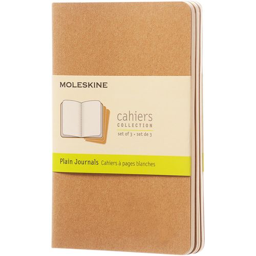 Moleskine Cahier Journal Taschenformat  blanko (Art.-Nr. CA489368) - Mit Cover aus Karton mit abgerundeten...