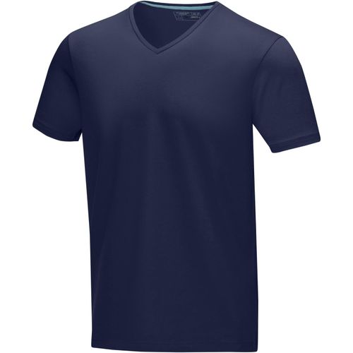 Kawartha T-Shirt für Herren mit V-Ausschnitt (Art.-Nr. CA494926) - Das kurzärmelige Kawartha GOTS Bio-T-Sh...