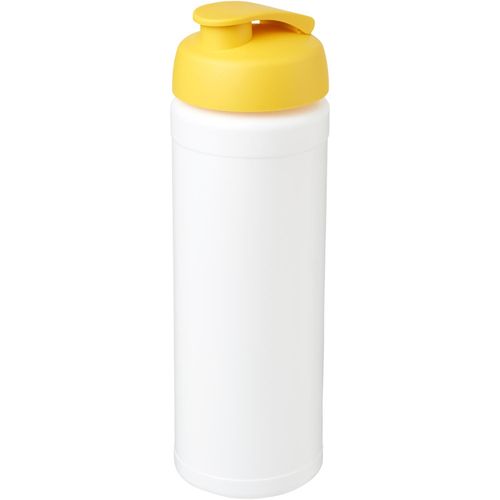 Baseline® Plus grip 750 ml Sportflasche mit Klappdeckel (Art.-Nr. CA495076) - Einwandige Sportflasche mit integriertem...
