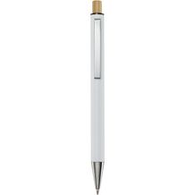 Cyrus Kugelschreiber aus recyceltem Aluminium (Weiss) (Art.-Nr. CA497973)