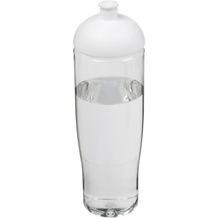 H2O Active® Tempo 700 ml Sportflasche mit Stülpdeckel (transparent, weiss) (Art.-Nr. CA498809)