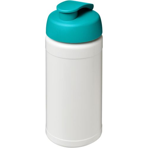 Baseline® Plus 500 ml Sportflasche mit Klappdeckel (Art.-Nr. CA501513) - Einwandige Sportflasche. Verfügt üb...