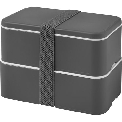 MIYO Doppel-Lunchbox (Art.-Nr. CA508185) - Diese MIYO Doppel-Lunchbox mit zwei 700...