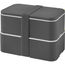 MIYO Doppel-Lunchbox (Grau) (Art.-Nr. CA508185)