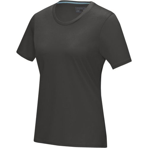 Azurite T-Shirt aus GOTS-zertifizierter Bio-Baumwolle für Damen (Art.-Nr. CA516713) - Das kurzärmelige GOTS-Bio-T-Shirt f...
