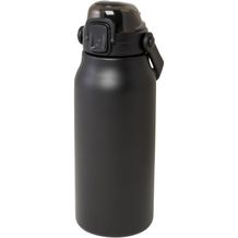 Giganto 1600 ml RCS-zertifizierte Kupfer-Vakuum Isolierflasche aus recyceltem Edelstahl (Schwarz) (Art.-Nr. CA520287)