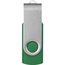 Rotate USB-Stick (grün, silber) (Art.-Nr. CA533573)