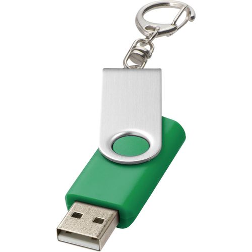 Rotate mit Schlüsselanhänger USB-Stick (Art.-Nr. CA534445) - Klassisches Modell. Schutz durch drehbar...