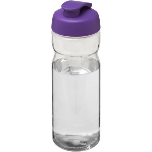 H2O Active® Base 650 ml Sportflasche mit Klappdeckel (Art.-Nr. CA536483) - Einwandige Sportflasche mit ergonomische...