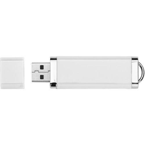Flat USB-Stick (Art.-Nr. CA537036) - Flat USB-Stick. Die silbernen Details...