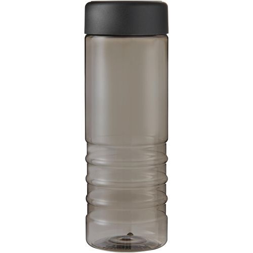 H2O Active® Eco Treble 750 ml Sportflasche mit Drehdeckel (Art.-Nr. CA538987) - Einwandige Wasserflasche mit geripptem...