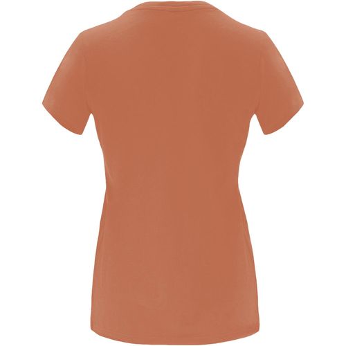 Capri T-Shirt für Damen (Art.-Nr. CA540954) - Tailliertes kurzärmeliges T-Shirt f...