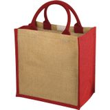 Chennai Jute Tragetasche 16L (natur, rot) (Art.-Nr. CA545924)