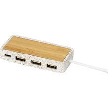 Terrazzo USB 2.0 Hub (natur) (Art.-Nr. CA546787)