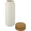 Lumi 300 ml Keramikbecher mit Bambusdeckel (Weiss) (Art.-Nr. CA547445)