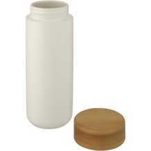 Lumi 300 ml Keramikbecher mit Bambusdeckel (Weiss) (Art.-Nr. CA547445)