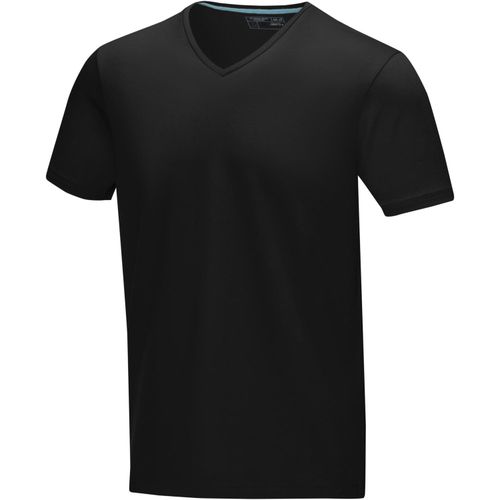 Kawartha T-Shirt für Herren mit V-Ausschnitt (Art.-Nr. CA547482) - Das kurzärmelige Kawartha GOTS Bio-T-Sh...