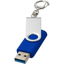Rotate USB-Stick 3.0 mit Schlüsselanhänger (royalblau) (Art.-Nr. CA548851)