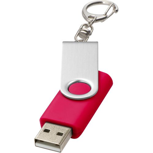 Rotate mit Schlüsselanhänger USB-Stick (Art.-Nr. CA551906) - Klassisches Modell. Schutz durch drehbar...