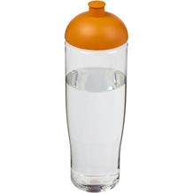 H2O Active® Tempo 700 ml Sportflasche mit Stülpdeckel (transparent, orange) (Art.-Nr. CA552234)