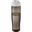 H2O Active® Eco Tempo 700 ml Sportflasche mit Klappdeckel (weiss, kohle) (Art.-Nr. CA552742)