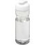 H2O Active® Base Tritan 650 ml Sportflasche mit Klappdeckel (transparent klar, weiss) (Art.-Nr. CA552828)