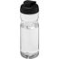H2O Active® Base 650 ml Sportflasche mit Klappdeckel (transparent, schwarz) (Art.-Nr. CA559420)
