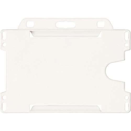 Vega Kartenhalter aus recyceltem Kunststoff (Art.-Nr. CA563024) - Der Kartenhalter im Querformat ist aus...