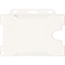 Vega Kartenhalter aus recyceltem Kunststoff (Weiss) (Art.-Nr. CA563024)