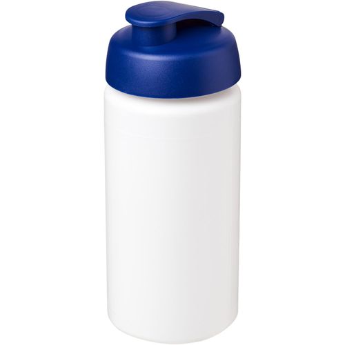 Baseline® Plus grip 500 ml Sportflasche mit Klappdeckel (Art.-Nr. CA564600) - Einwandige Sportflasche mit integriertem...