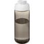 H2O Active® Octave Tritan 600-ml-Sportflasche mit Klappdeckel (kohle, weiss) (Art.-Nr. CA567608)