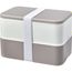 MIYO Renew Doppel-Lunchbox (kieselgrau, elfenbeinweiß, weiss) (Art.-Nr. CA567718)