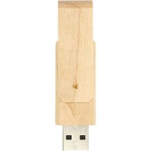 Rotate USB Stick aus Holz (hellbraun) (Art.-Nr. CA568120)