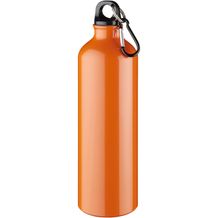 Oregon 770 ml Aluminium Trinkflasche mit Karabinerhaken (orange) (Art.-Nr. CA568279)